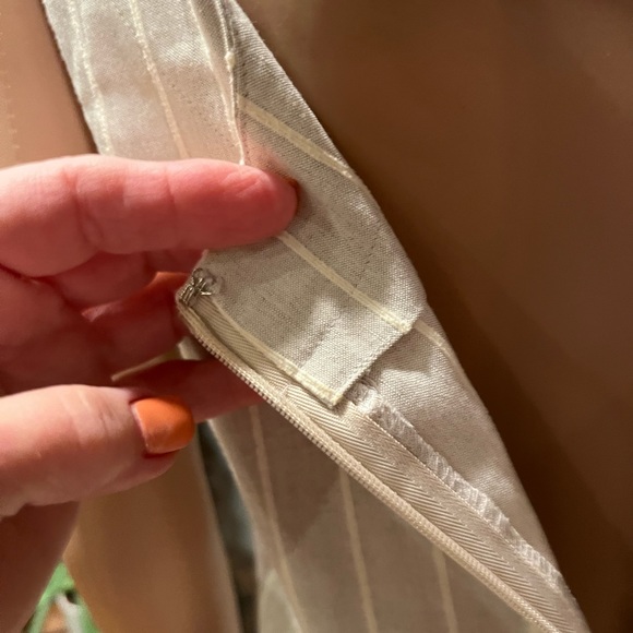 Vintage Linen blend shift dress by Excursion in classic beige/cream Circa 1980’s - Picture 7 of 11